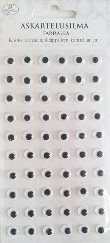 7mm Silmätarra-arkki