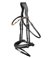 Waldhausen X-Line GoldHeart-suitset: musta/messinkisoljet