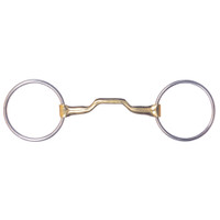 Ported bit with loose rings – GS Matte Look