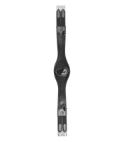 Satulavyö nahasta: musta