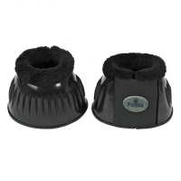 Kumibootsit teddykarva reunuksella: musta