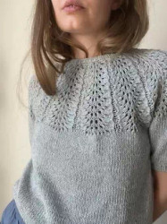 Palme Tee -ohjelehti -le knit- englanninkielinen