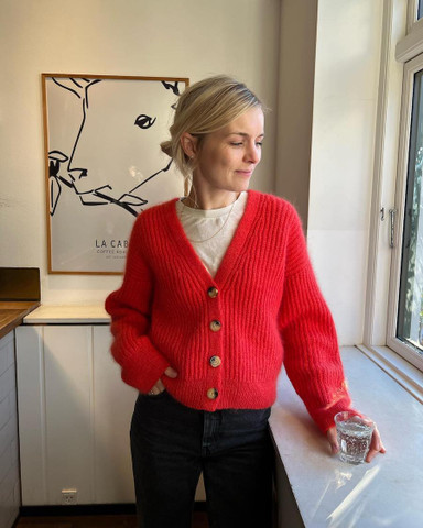 Agnete Cardigan, Neuleohje suomi