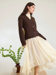 Sandnes Garn Ember Cardigan, Neuleohje englanti