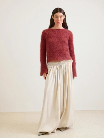 Sandnes Garn Lyra Sweater 2602_04 Neuleohje, englanti