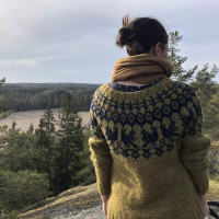 Tarvikepaketti Maailman synty -villapaitaan