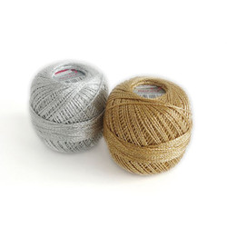 Hopea- ja kultalanka Manuela, Schoeller Stahl