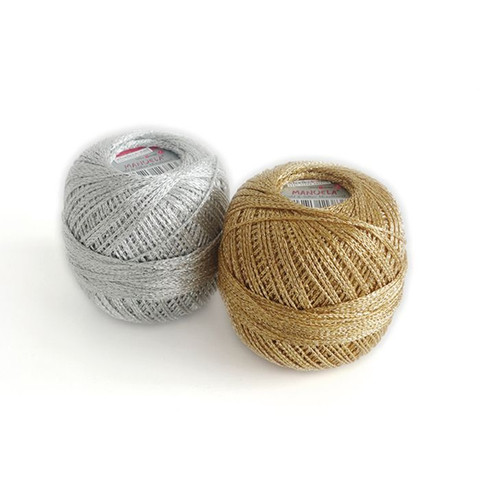 Hopea- ja kultalanka Manuela, Schoeller Stahl