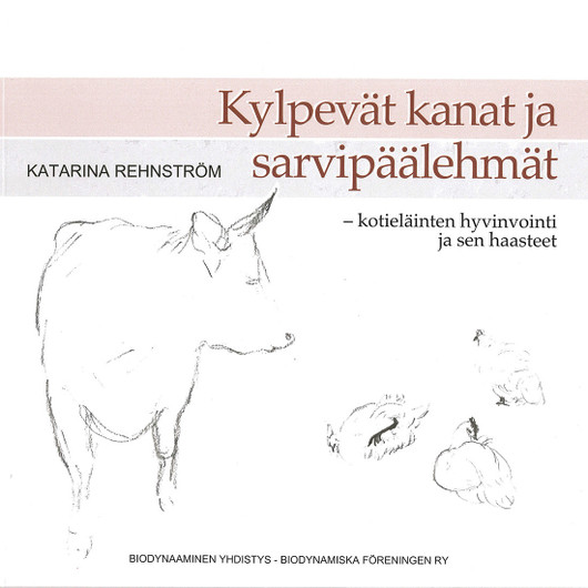 Kylpevät kanat ja sarvipäälehmät