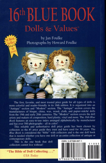 Jan Foulke: 16th Blue Book: Dolls and Values K3 (Käyt)