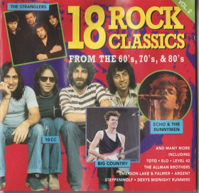 V/A: 18 Rock Classics Vol. 2 (From The 60's, 70's & 80's) CD (Käyt)