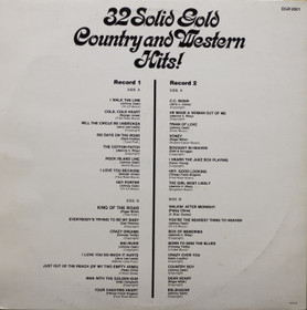 V/A: 32 Solid Gold Country And Western Hits! 2LP (Käyt)
