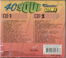 V/A: 40 Soul Classics Vol2. 2CD (Mint)
