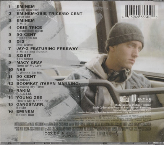 V/A: 8 Mile. Music From And Inspired By The Motion Picture CD (Käyt)