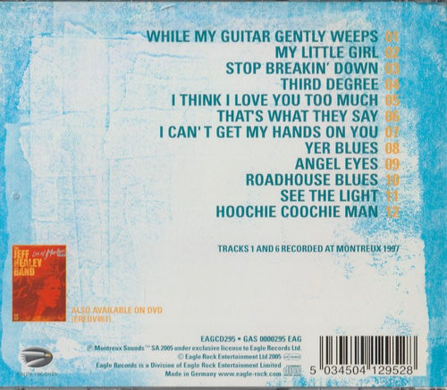 Jeff Healey Band: Live At Montreux 1999 CD (Käyt)