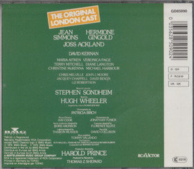 Stephen Sondheim: A Little Night Music (Original London Cast) CD Käyt