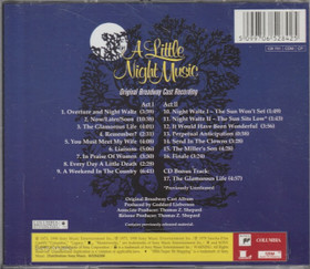 Stephen Sondheim: A Little Night Music CD (Käyt)