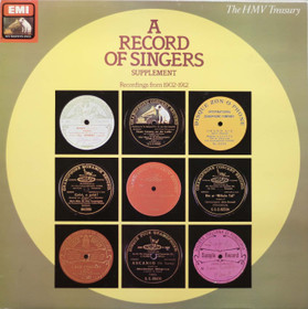 V/A: A Record of Singers LP (Käyt)