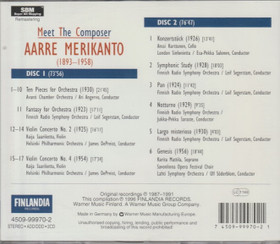 Aarre Merikanto: Aarre Merikanto 2CD (Käyt)