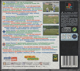 Actua Soccer 3. PSone (Käyt)