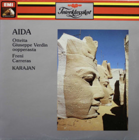 Verdi / Karajan: Aida - otteita Giuseppe Verdin oopperasta LP (Käyt)