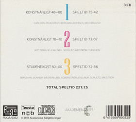 Akademiska sångföreningen - Från tidevarv till tidevarv 3CD (Käyt)