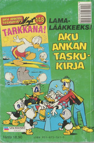Aku Ankan taskukirja 147: Vauhdilla vaaroihin K3- (Käyt)