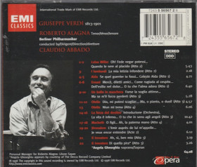 Verdi / Roberto Alagna / Claudio Abbado: Verdi Arias CD (Käyt)