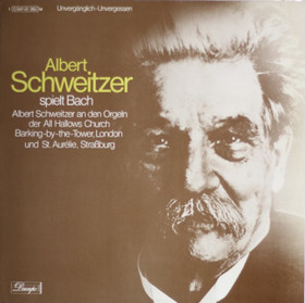 Bach / Albert Schweitzer: Spielt Bach LP (Käyt)