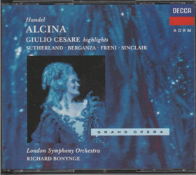 Handel / Sutherland / Berganza / Fren / Bonynge: Alcina 3CD (Käyt)
