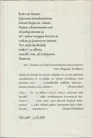 Yrjö Kokko: Alli jäänreunan lintu K3- (Käyt)