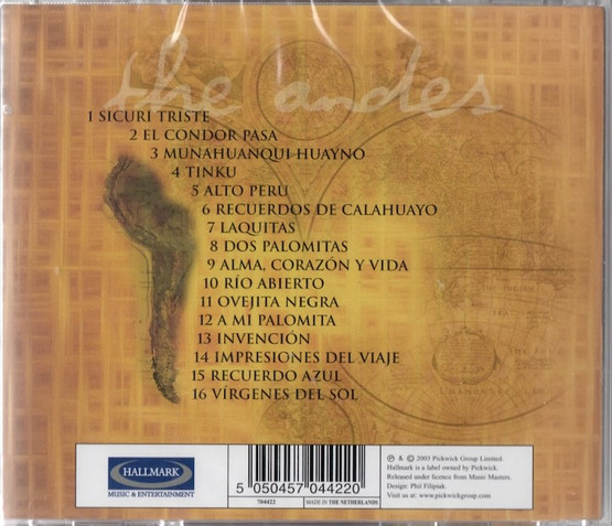 V/A: The Music Of Andes CD (Uusi)