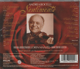 Andrea Bocelli: Sentimento CD (Käyt)