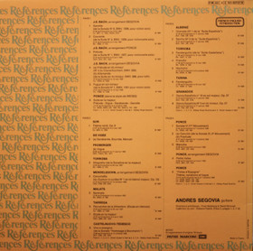 Andres Segovia: Enregistrements 1927-1939 LP (Käyt)