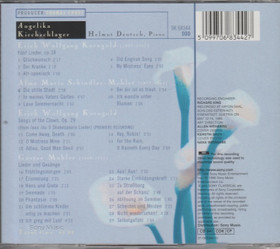 Angelika Kirchschlager / Helmut Deutsch: Lieder CD (Käyt)