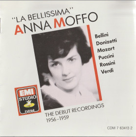 Anna Moffo: La Bellissima (The Debut Recordings 1956-1959) CD (Käyt)