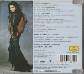 Anna Netrebko / Claudio Abbado: Sempre Libera CD (Käyt)