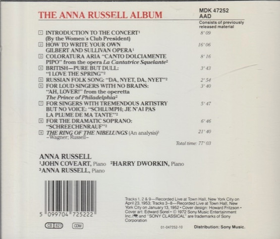 Anna Russell: The Anna Russell Album? CD (Käyt)