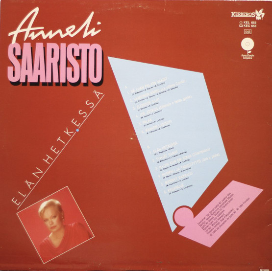 Anneli Saaristo: Elän hetkessä LP (Käyt)