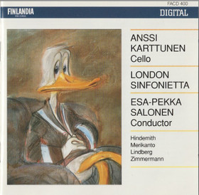Karttunen / London Sinfonietta / Salonen: Hindemith / Merikanto CD