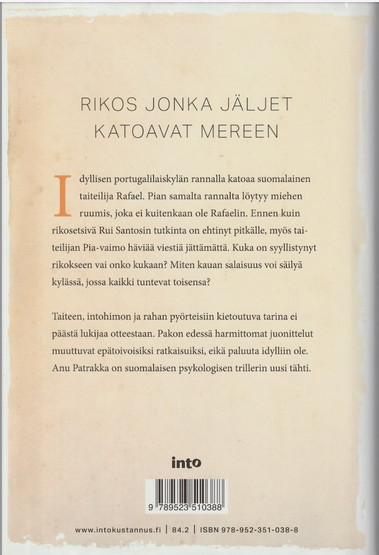 Anu Patrakka: Syyllisyyden ranta K3+ (Käyt)