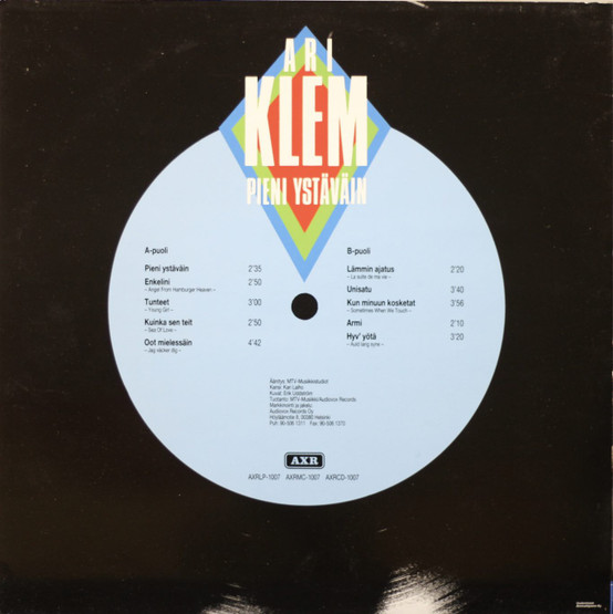 Ari Klem: Pieni ystäväin LP (Käyt)