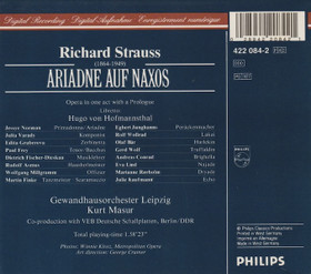 Richard Strauss / Kurt Masur: Ariadne Auf Naxos 2CD Box (Käyt)