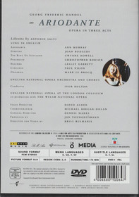 Handel / Murray / Rodgers / Bolton: Ariodante DVD (Käyt)