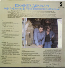 Arja Saijonmaa ja Mikis Theodorakis: Jokainen arkiaamu LP (Käyt)