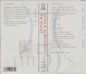 Arthur Rubinstein: The Piano 2CD (Käyt)