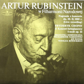 Artur Rubinstein W Filharmonii Narodowej (Live Recording) LP (Käyt)