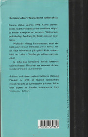 Henning Mankell: Askeleen jäljessä K3 (Käyt)
