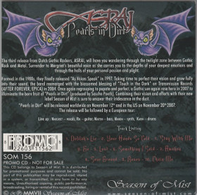 Asrai: Pearls In Dirt CD (Käyt. Promo)