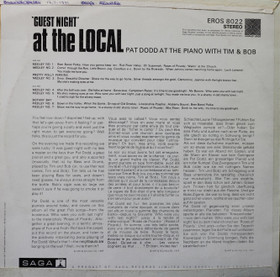 Pat Dodd: 'Guest Night' At The Local LP (Käyt)